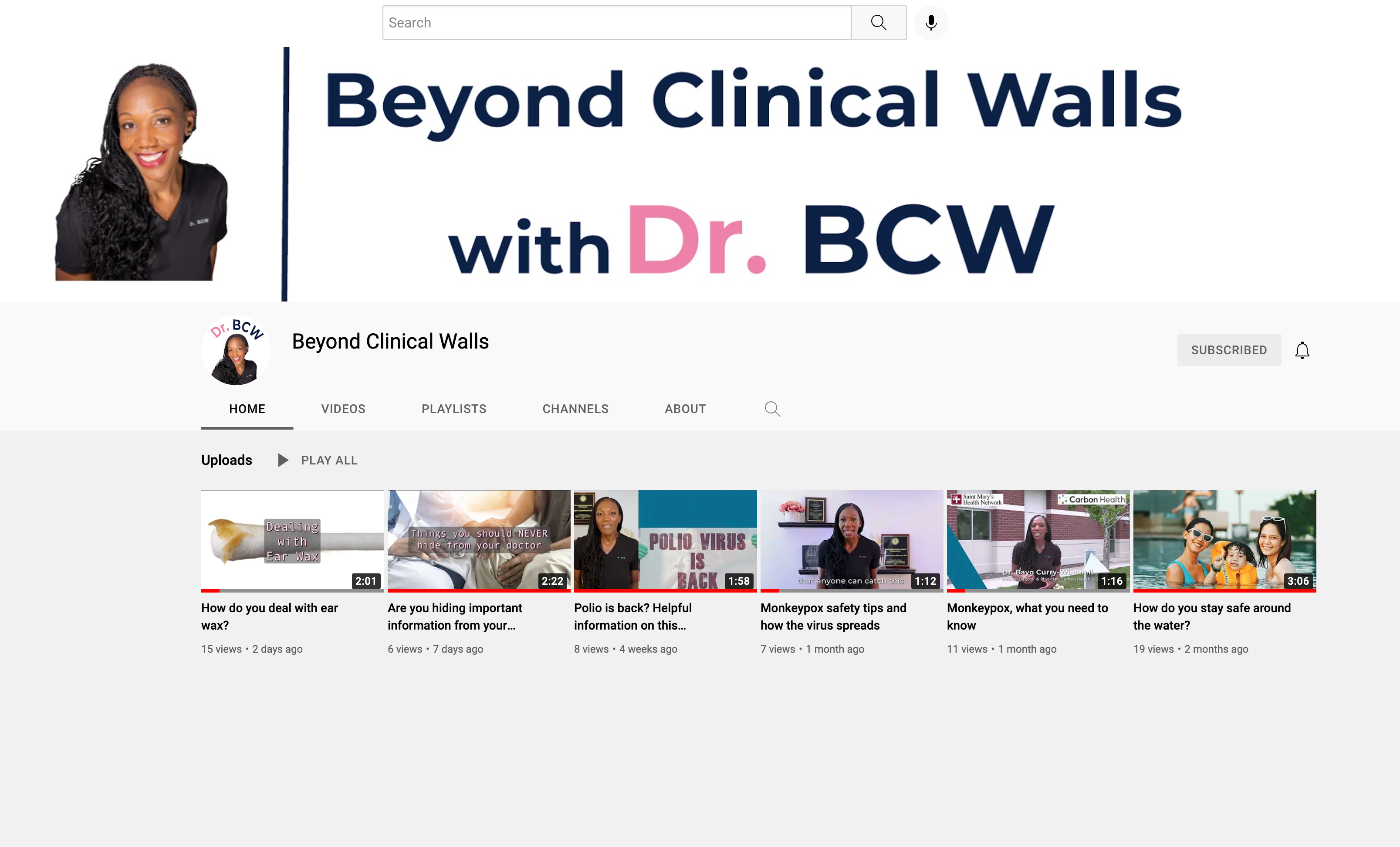 Beyond Clinical Walls Live, Dr. BCW, Dr. Curry-Winchell, #BeyondClinicalWalls