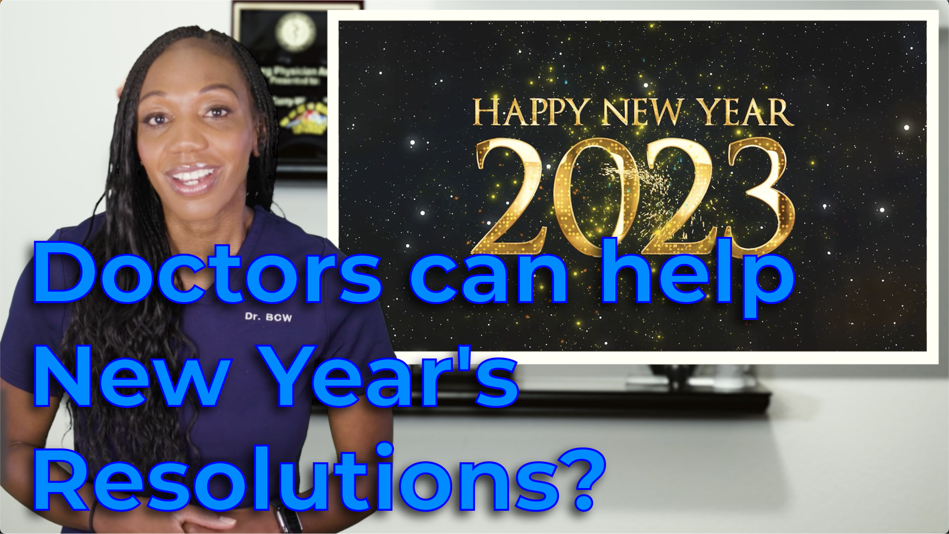 doctor help with New Year's Resolutions, Dr. Curry-Winchell, beyond clinical walls