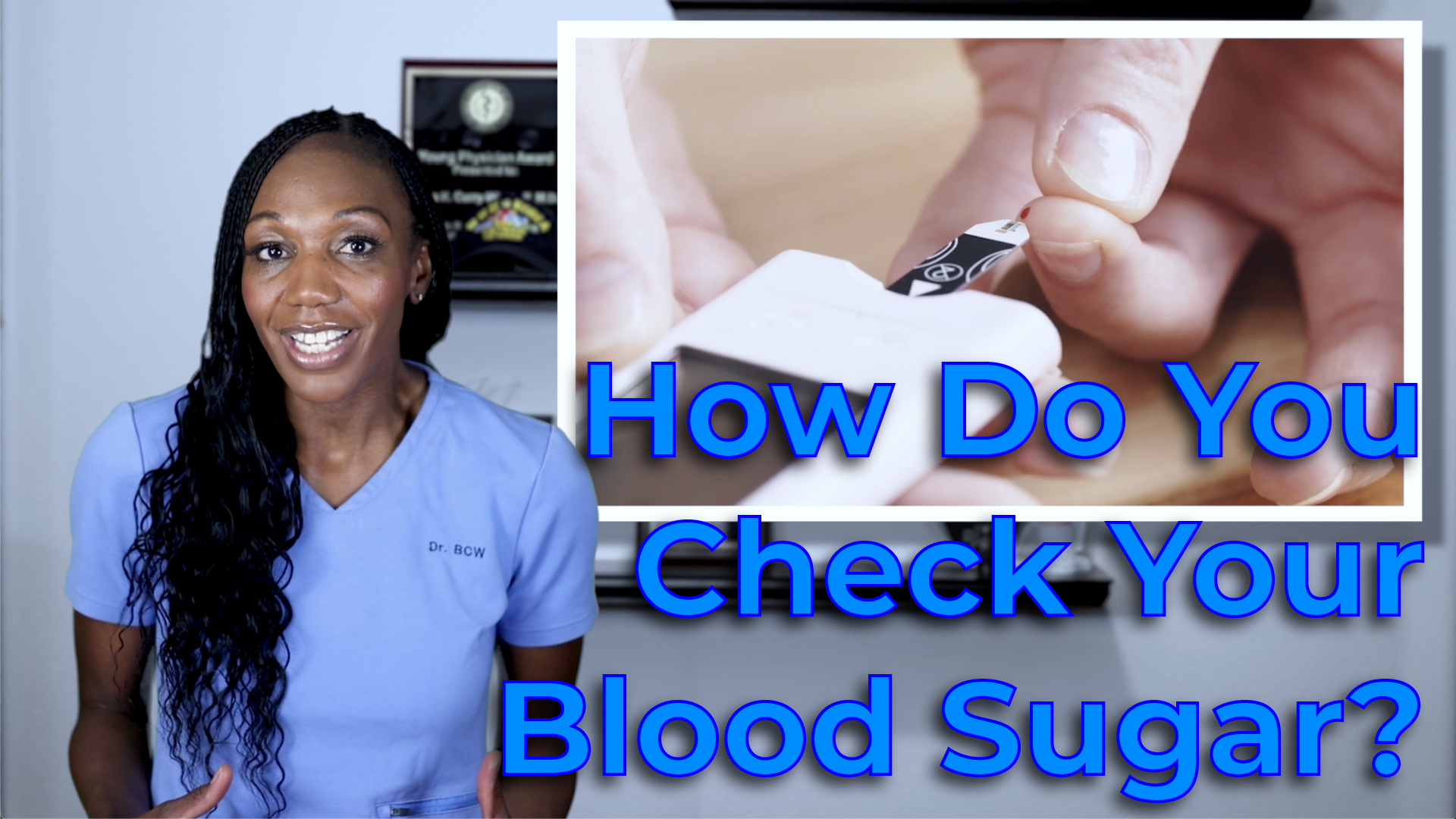 How do you check blood sugar?